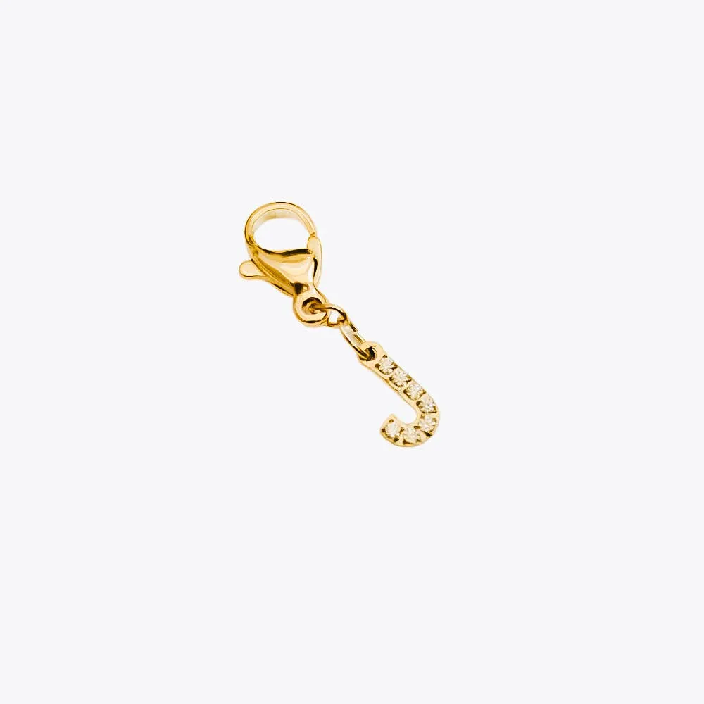 Initial Diamond Charms