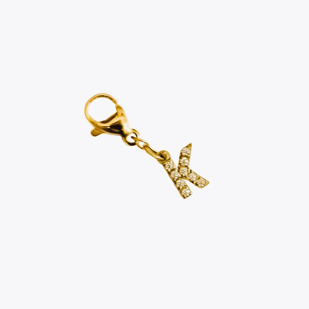 Initial Diamond Charms