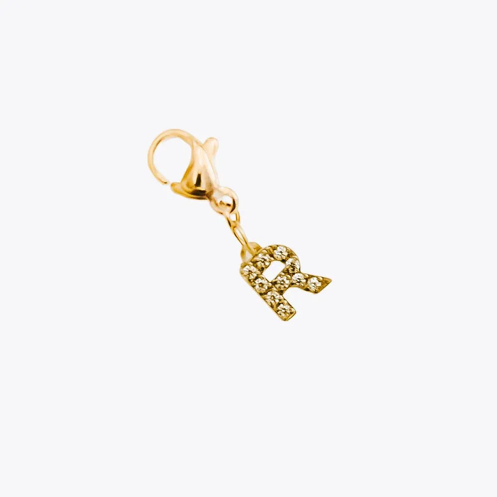Initial Diamond Charms