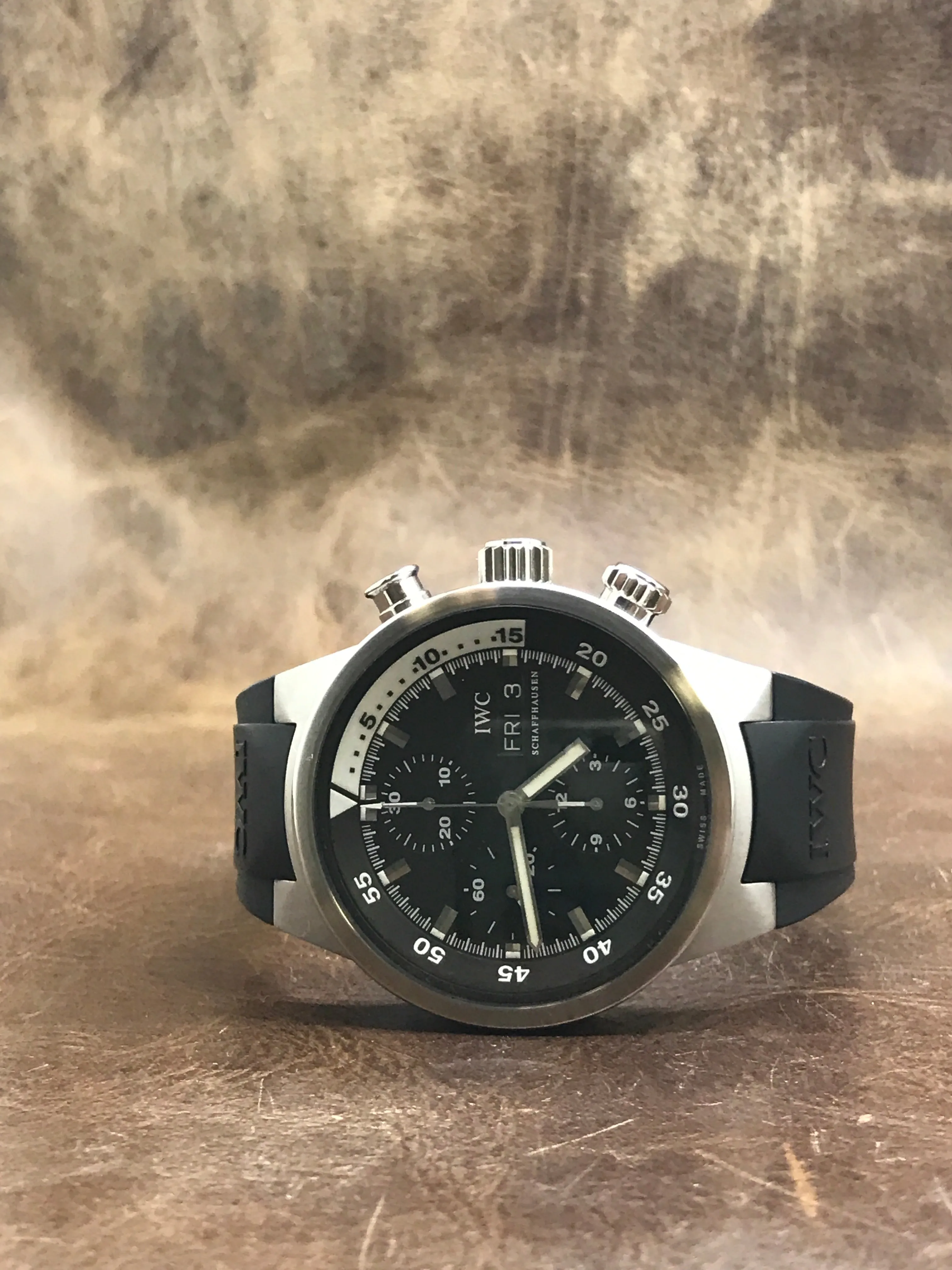 IWC Aquatimer Chronograph IW371933 Black Dial Automatic Men's Watch