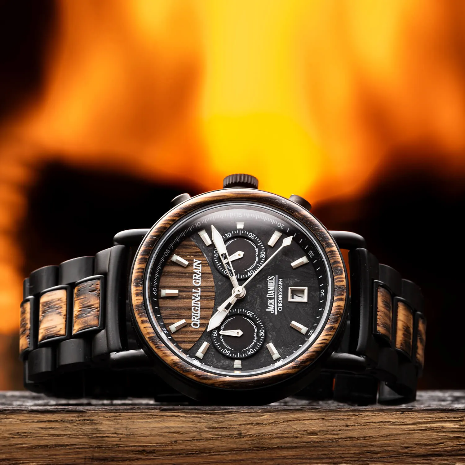 Jack Daniel's Charred Black Chrono 44mm