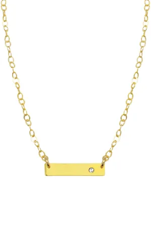 Katie Dean Jewelry Bar with Gem Necklace