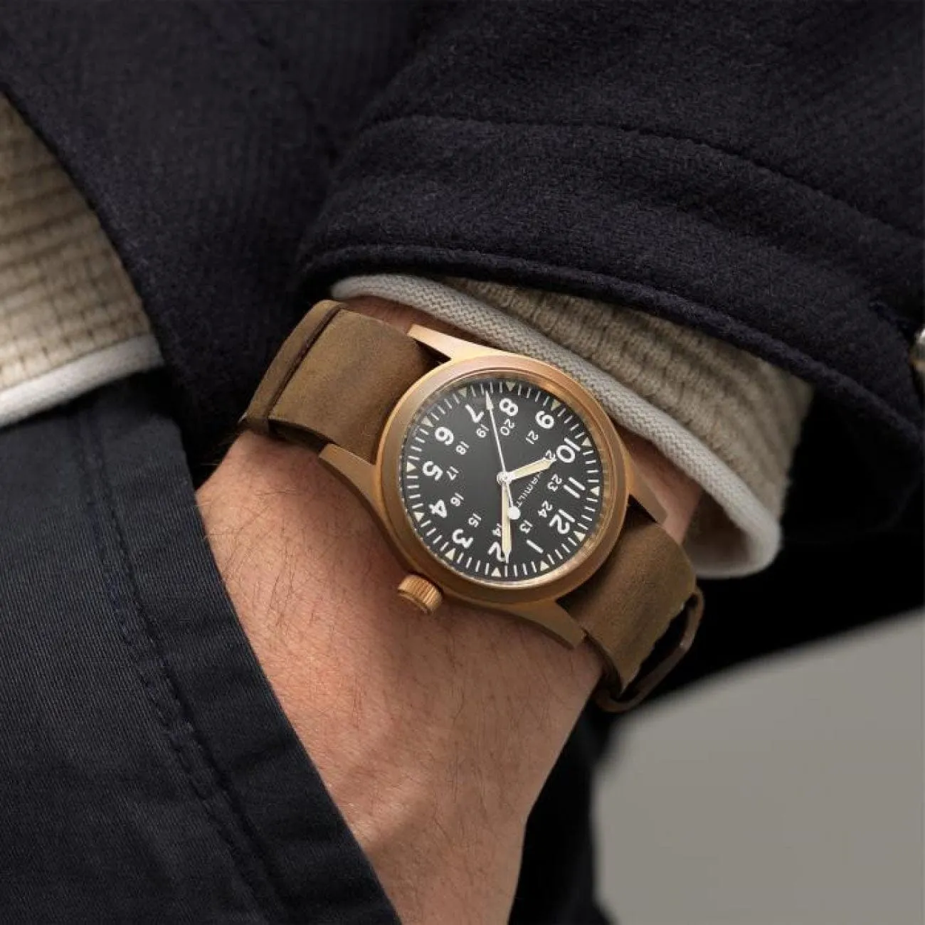 KHAKI FIELD MECHANICAL BRONZE