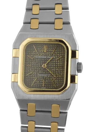 Ladies Audemars Piguet Royal Oak 24mm 18K Gold Two Tone Stainless Quartz Watch