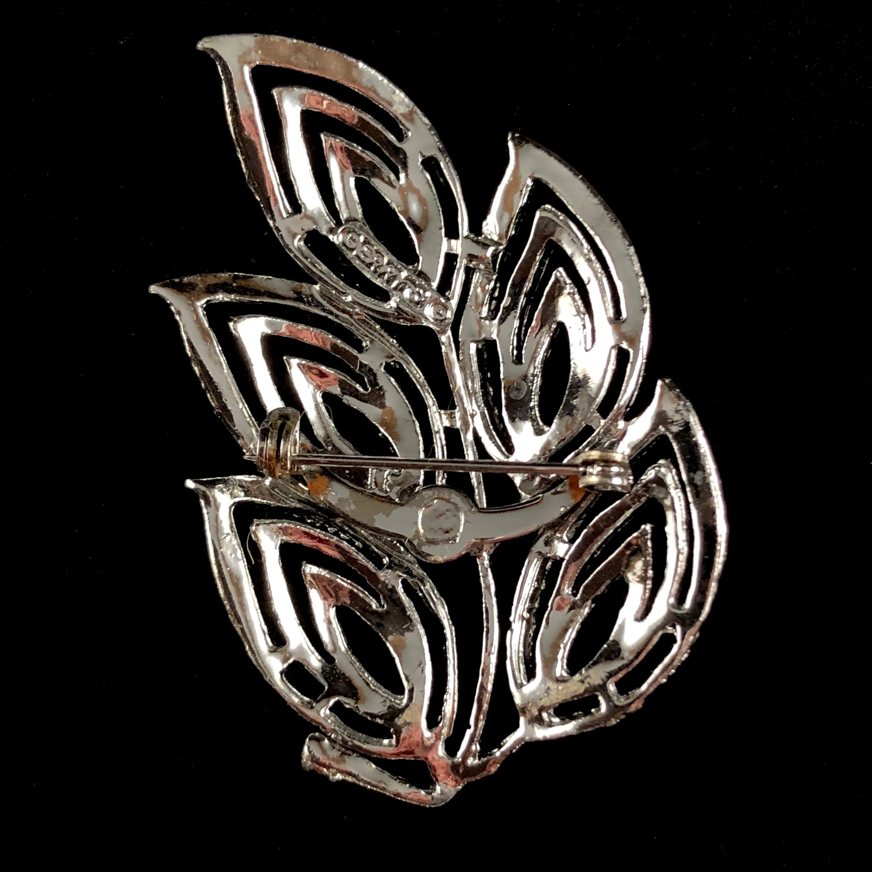 Late 60s/ Early 70s Gerry’s Silver Leaf Brooch