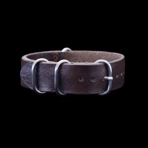 Leather Watch Strap, 4-Ring Vintage 405