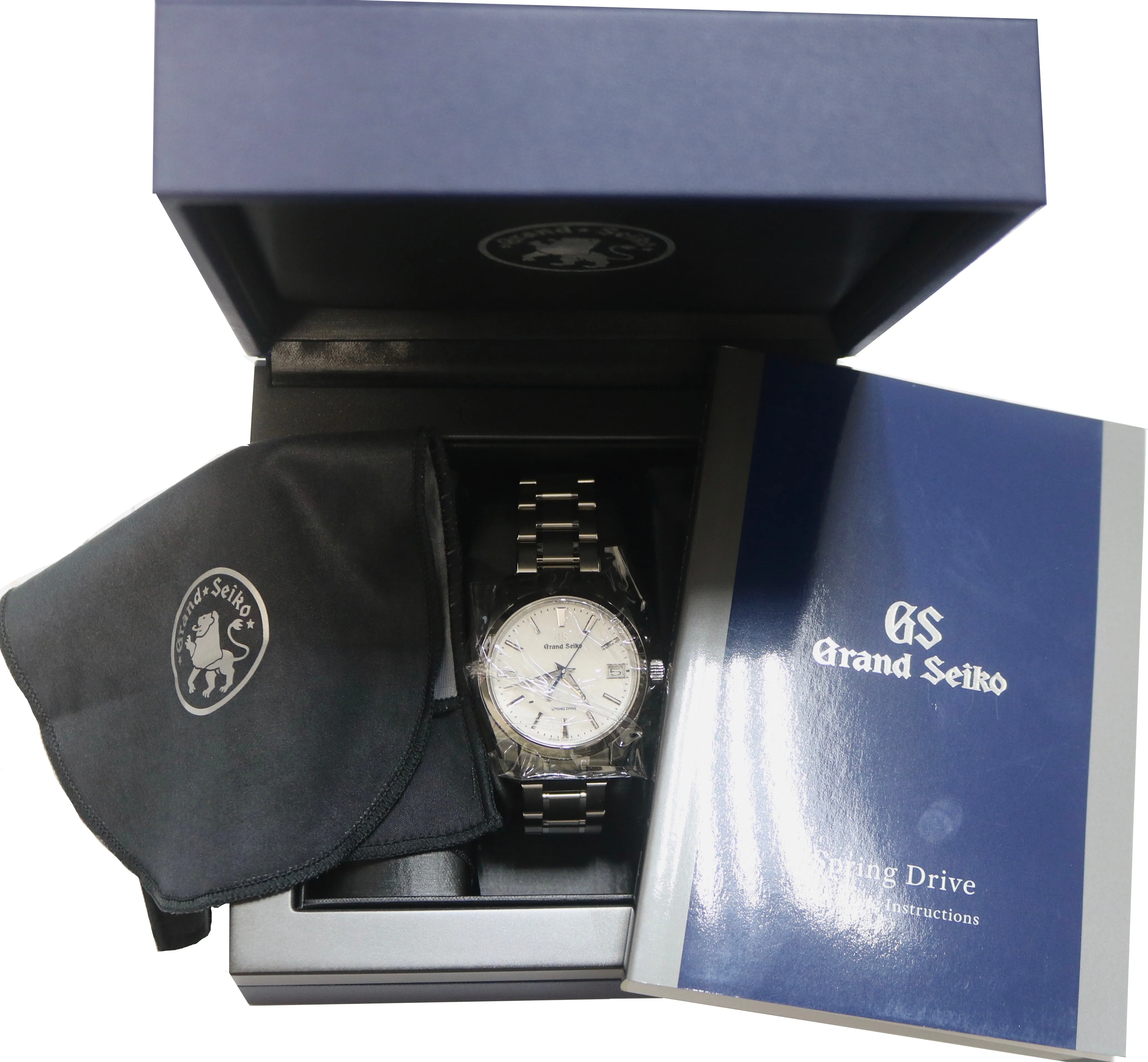 LNIB Seiko GS Grand Seiko 42mm Titanium White Snowflake Automatic SBGA211