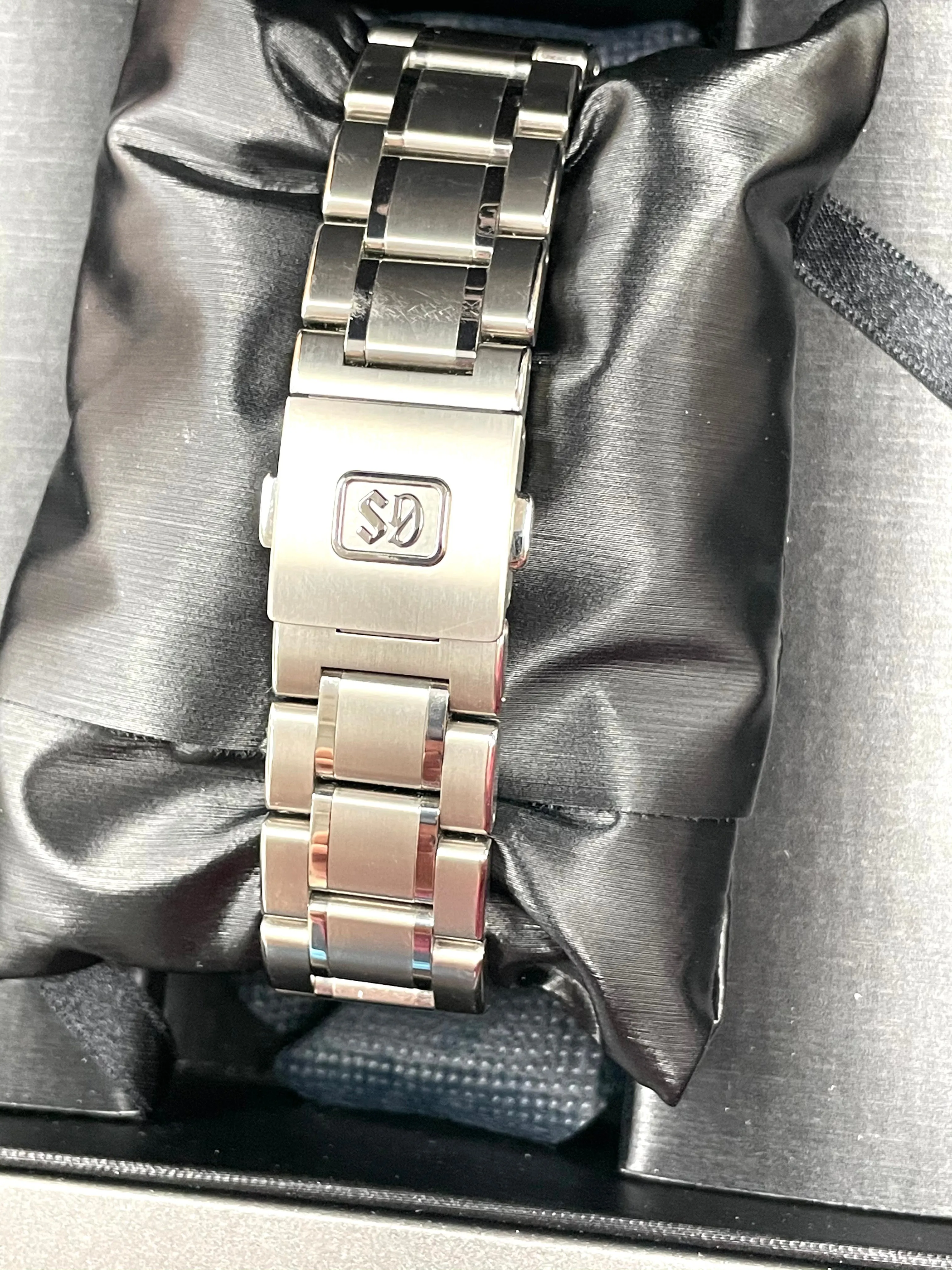 LNIB Seiko GS Grand Seiko 42mm Titanium White Snowflake Automatic SBGA211