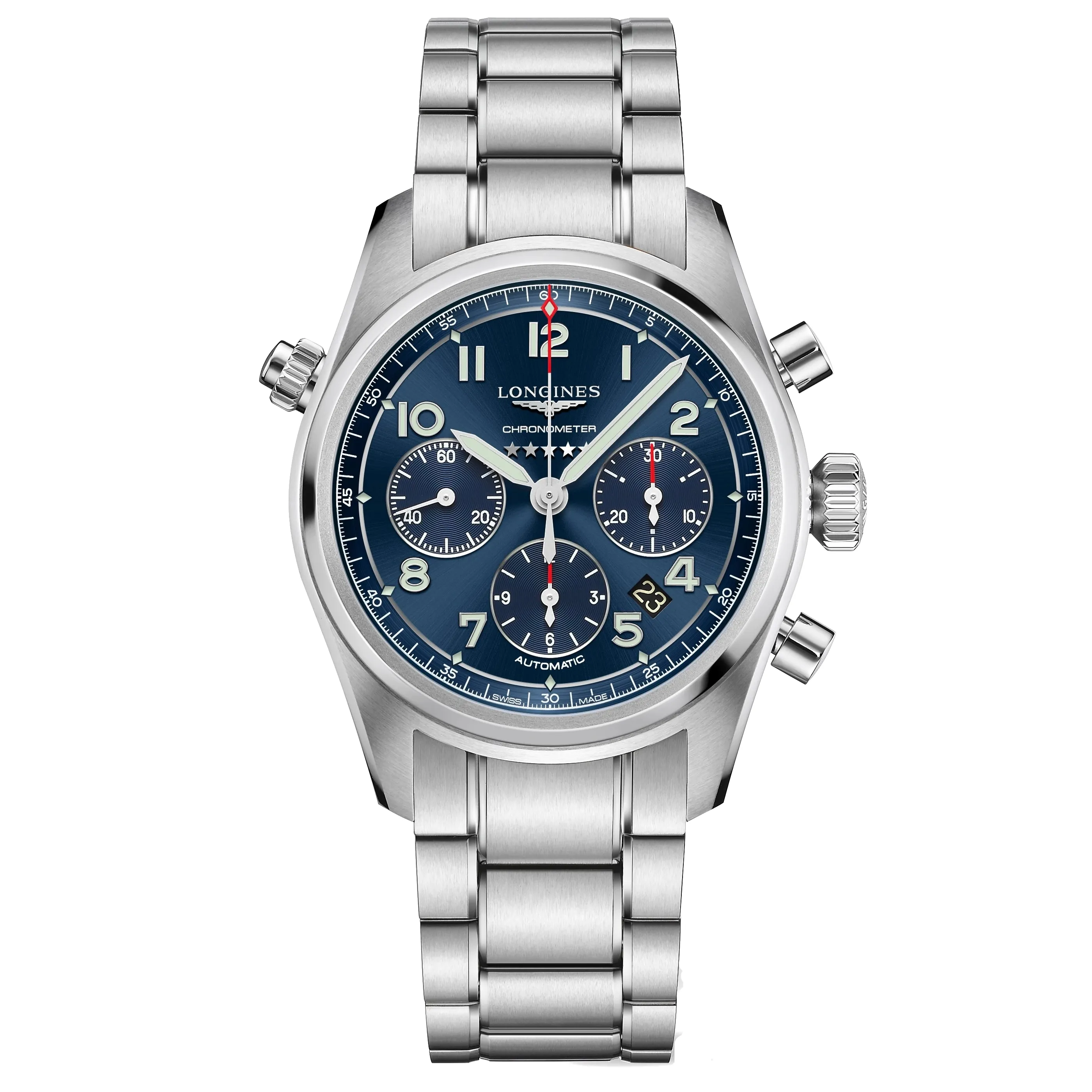 Longines Spirit 42MM Automatic Chronometer Chronograph Watch L38204936