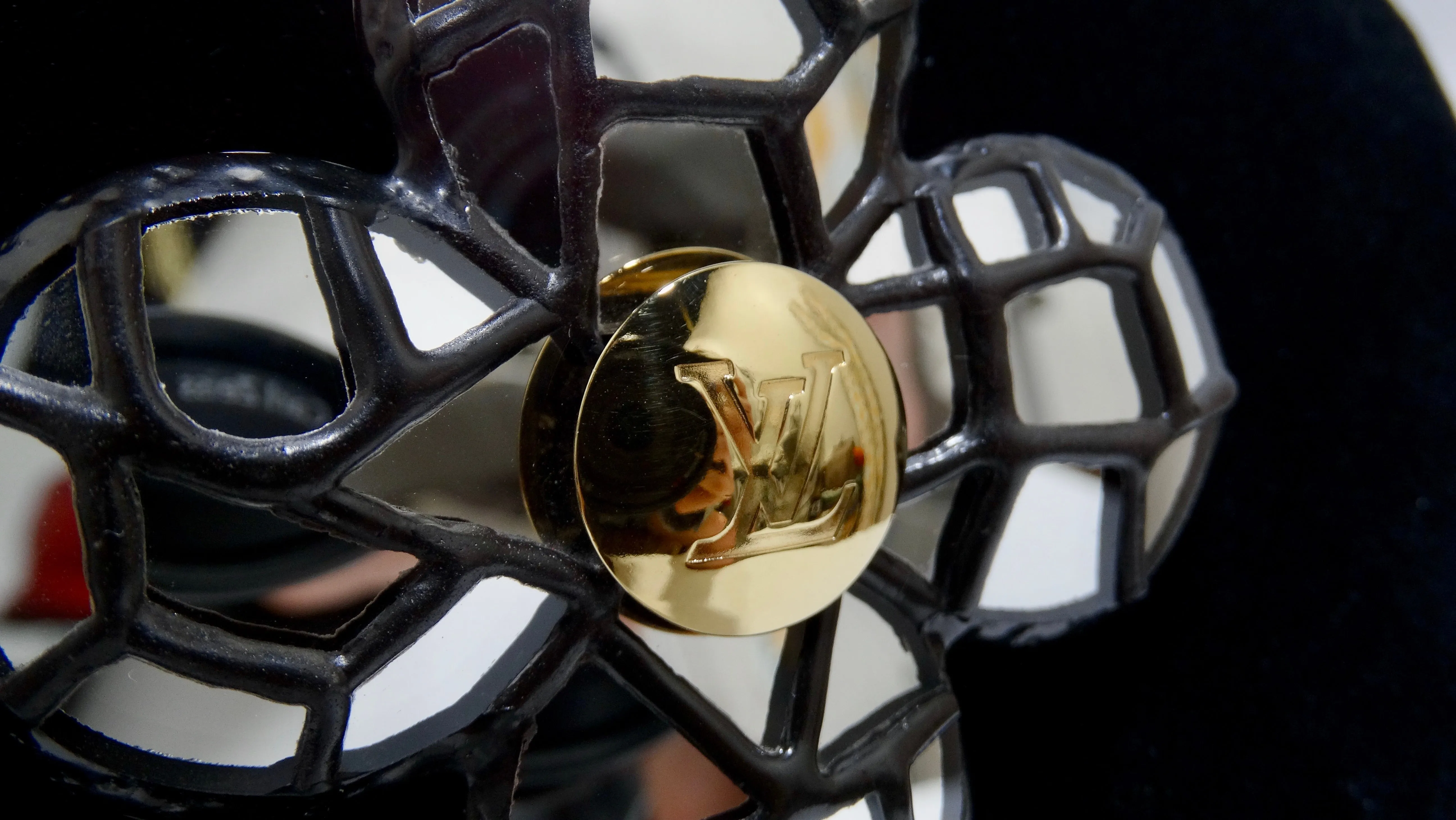 Louis Vuitton Mirrored Mosaic Brooch