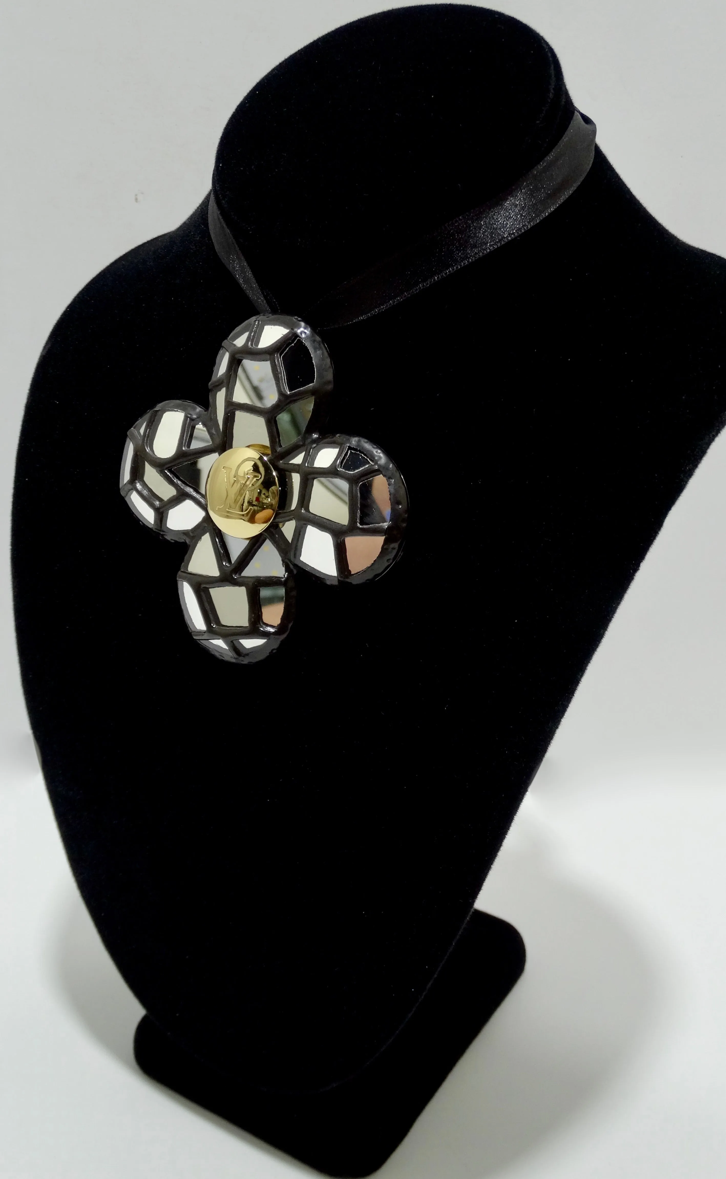Louis Vuitton Mirrored Mosaic Brooch