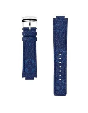 Louis Vuitton Monogram Cobalt Blue Tambour Watch Strap