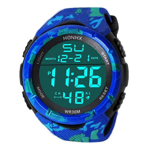Luxury Sports Watch Men Analog Digital Military Silicone Army Sport LED Horloges Wrist Watches Men Relogio Masculino For Gifts