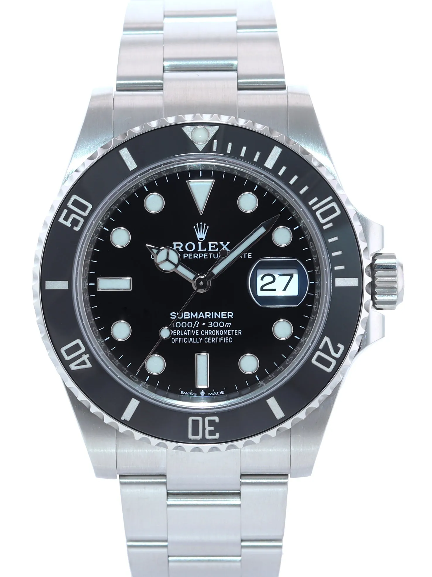 MARCH 2023 Brand NEW PAPERS Rolex Submariner 41mm Ceramic 126610 Watch