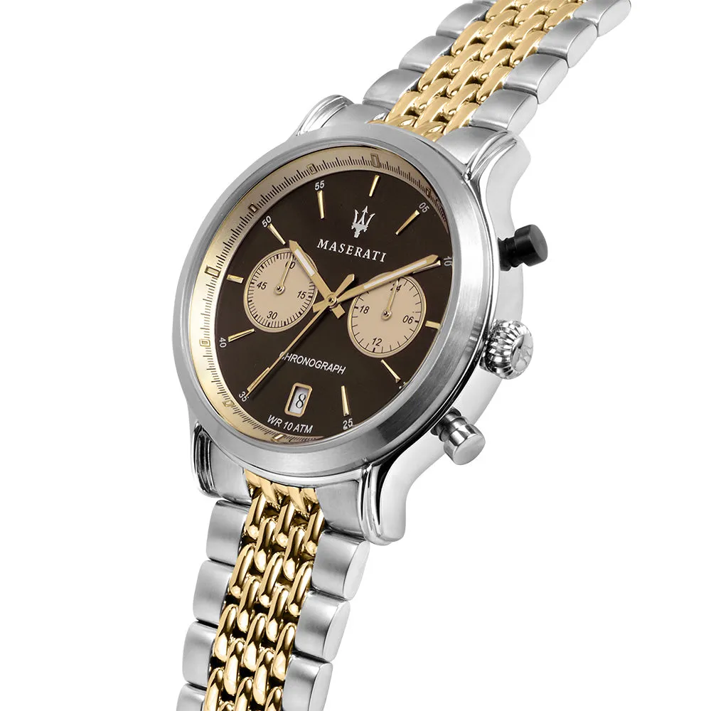 Maserati Epoca 42mm Gold & Stainless Steel Men's Watch - R8873638003