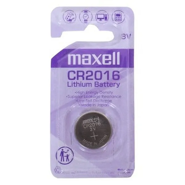 Maxell Lithium Batt Cr2016 3 V Single Blister Pack