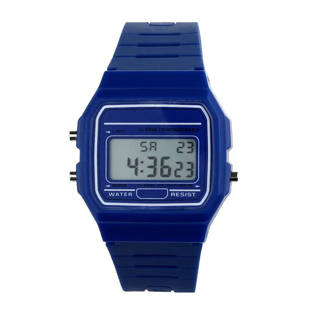 Men Sports Watches Waterproof Back Light LED Digital Watch Chronograph Shock Double Time Wristwatches For Gift #4M16#F