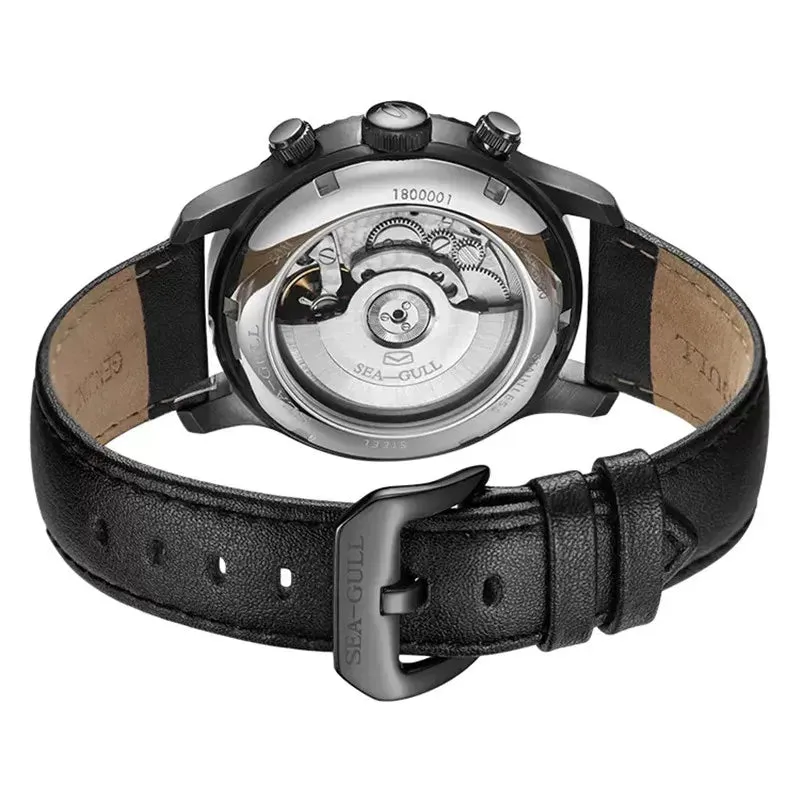 Men's Fashion Multifunction Belt Sapphire Luminous Watch