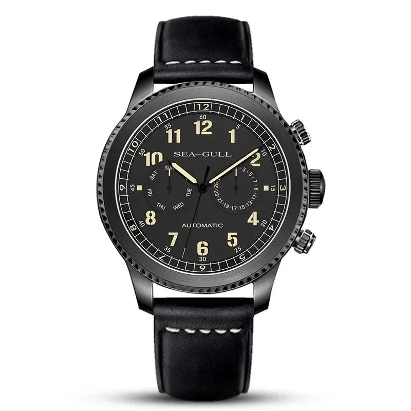 Men's Fashion Multifunction Belt Sapphire Luminous Watch