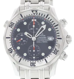 Men's Omega Seamaster Chronograph 2598.80.00 W/ Card