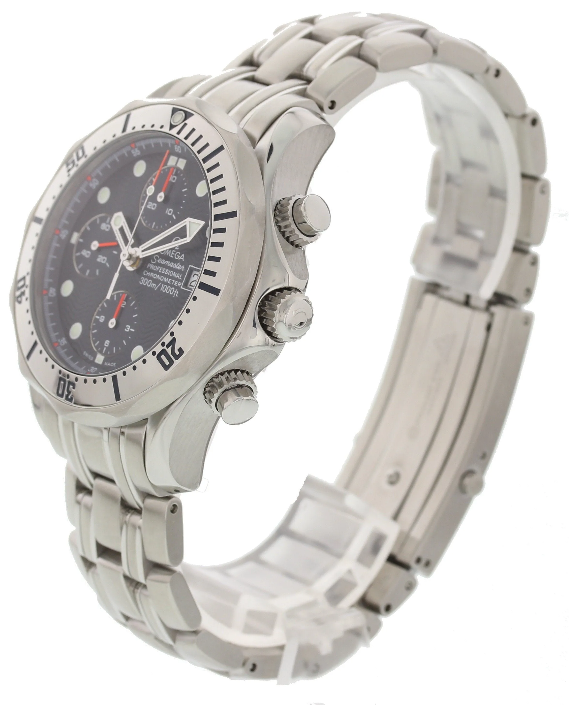 Men's Omega Seamaster Chronograph 2598.80.00 W/ Card