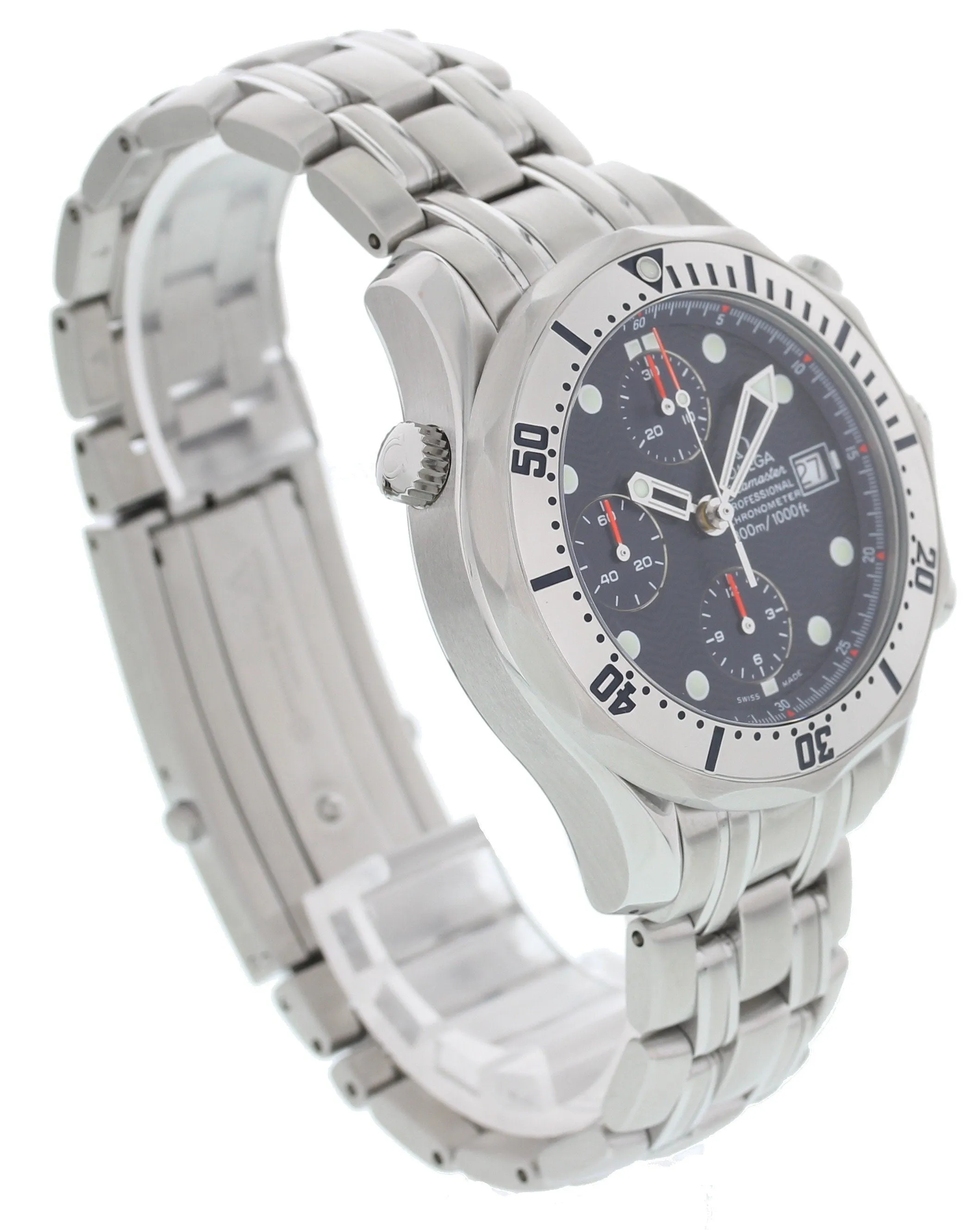 Men's Omega Seamaster Chronograph 2598.80.00 W/ Card