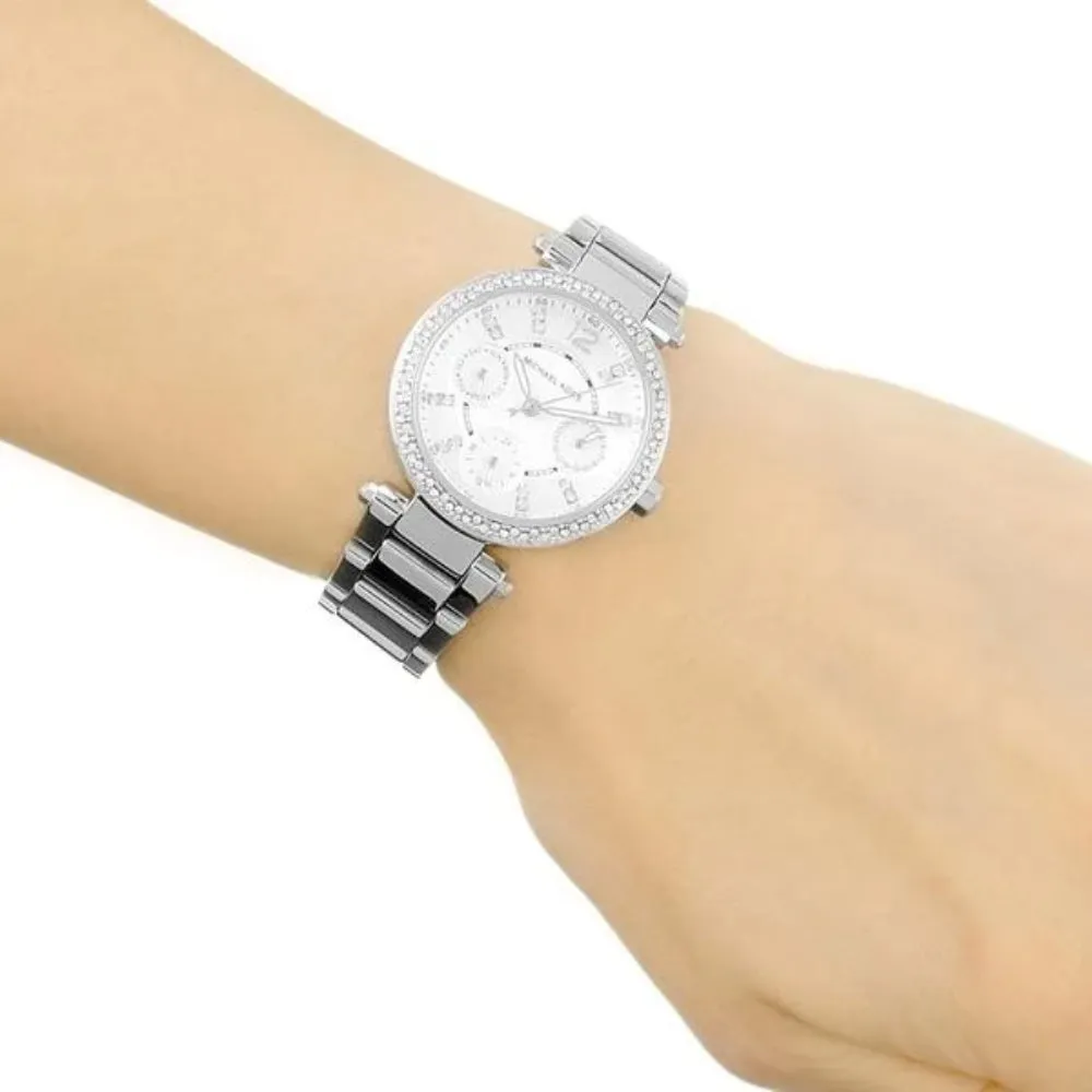 Michael Kors Women'S  Parker Silver Watch