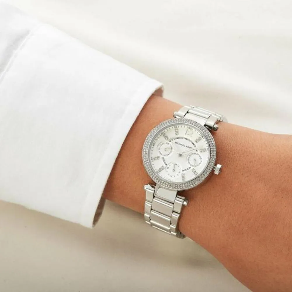 Michael Kors Women'S  Parker Silver Watch