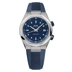Mido Multifort 8 Two Crowns 40mm Blue Men's Watch M0475071704100