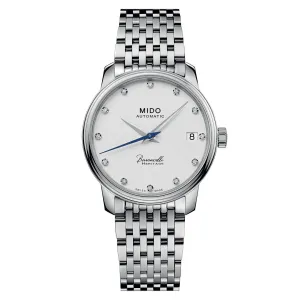 Mido watch Baroncelli Heritage Lady 33mm Bianco Automatic Steel M027.207.11.016.00