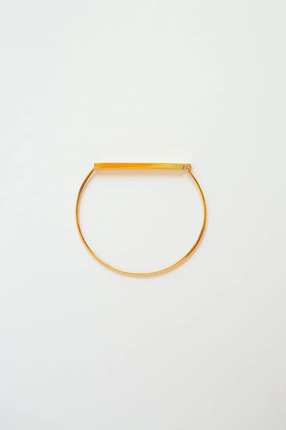 Minimalist Dainty Gold Bar Bracelet