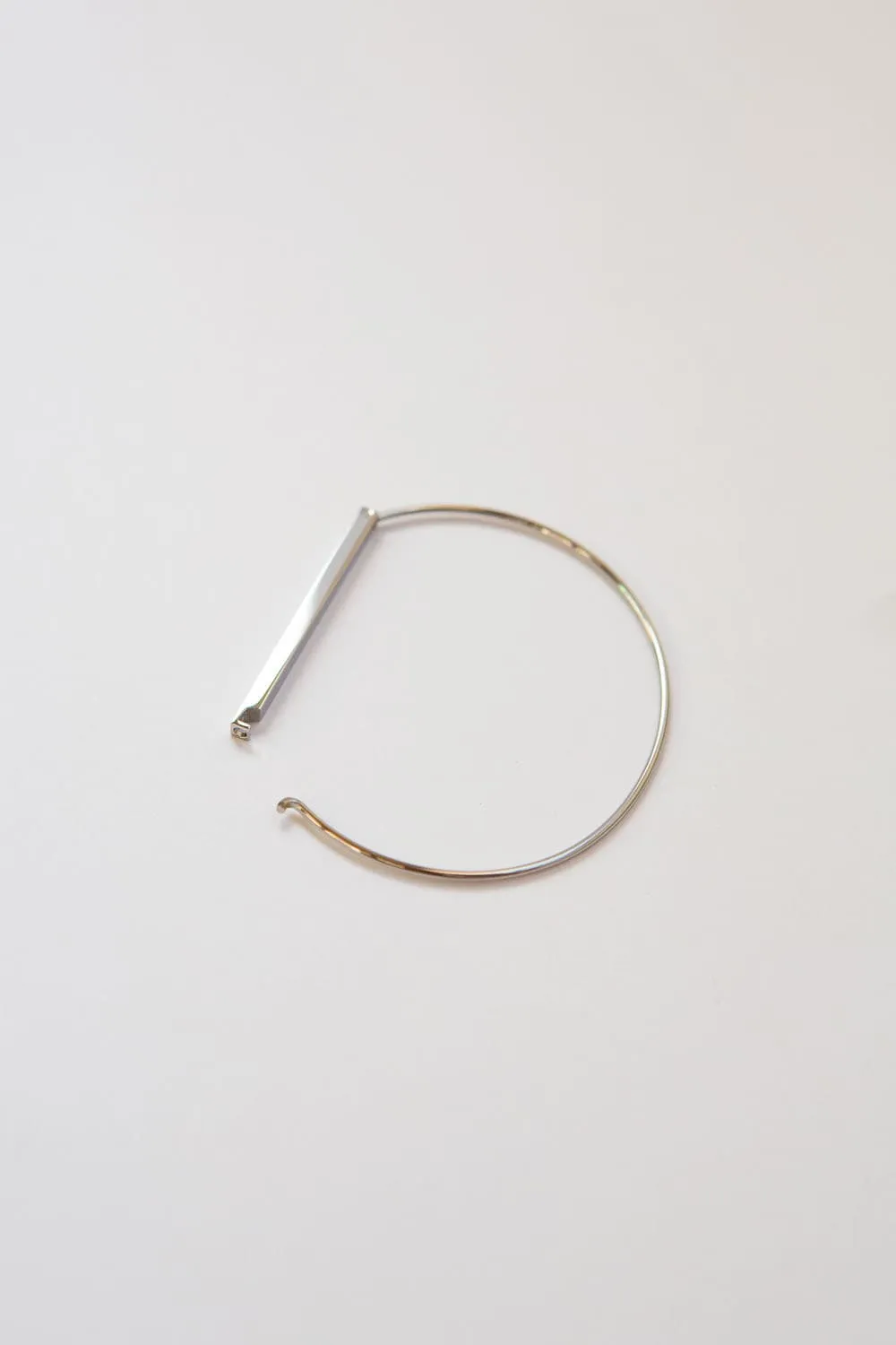 Minimalist Dainty Silver Bar Bracelet