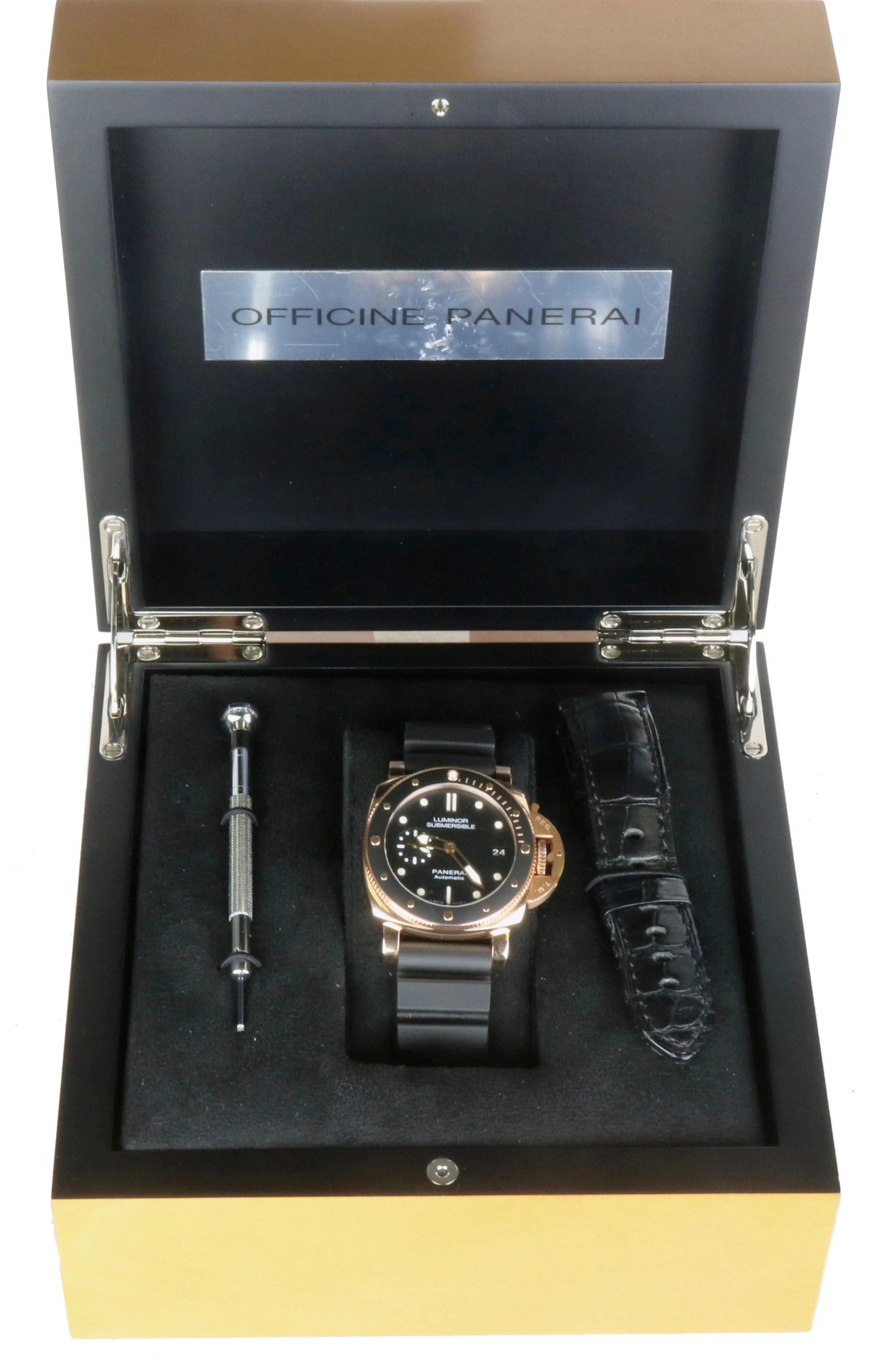 MINT 2018 Panerai Luminor 1950 Submersible 18K Rose Gold 42mm PAM 684 PAM00684