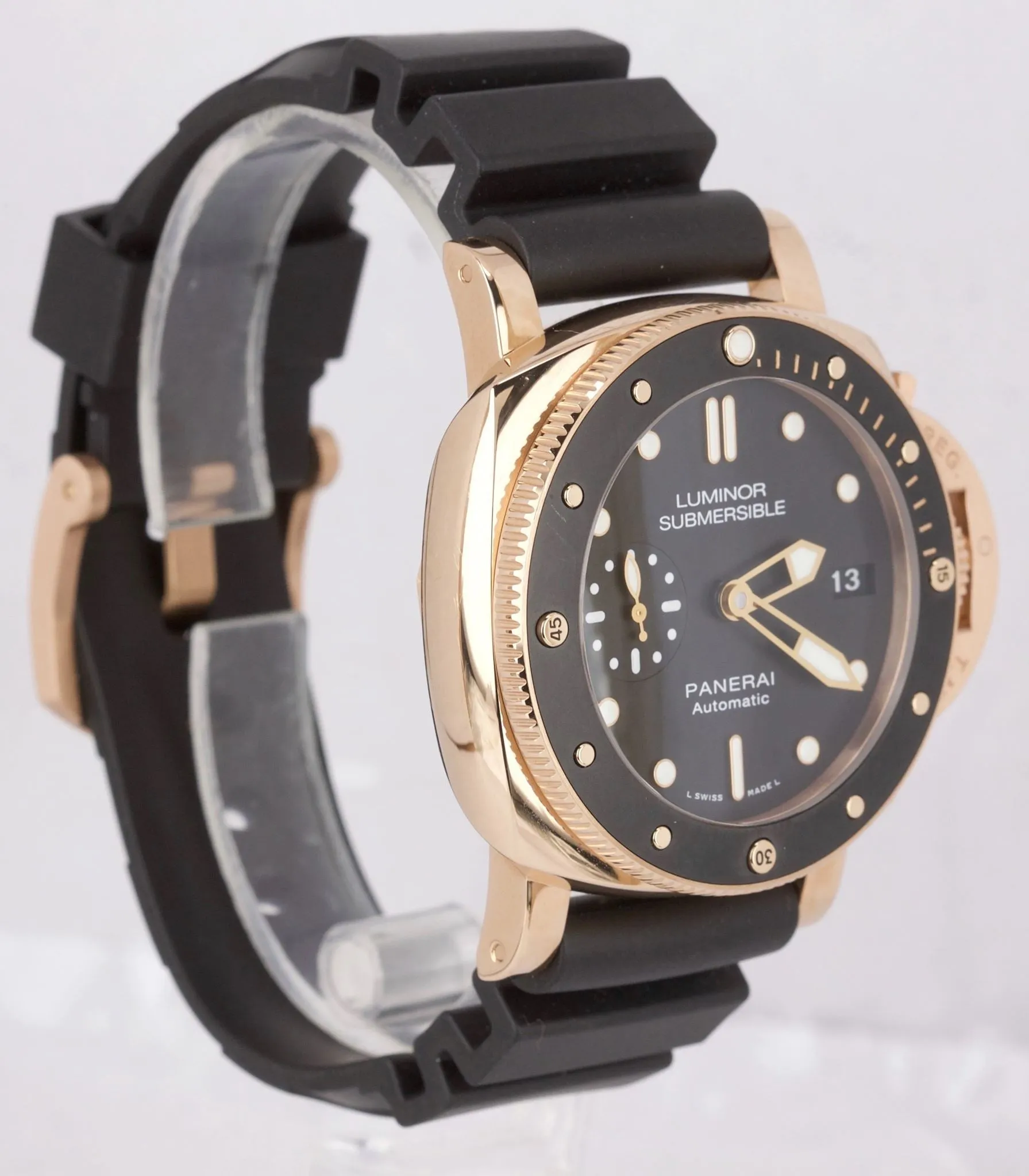 MINT 2018 Panerai Luminor 1950 Submersible 18K Rose Gold 42mm PAM 684 PAM00684
