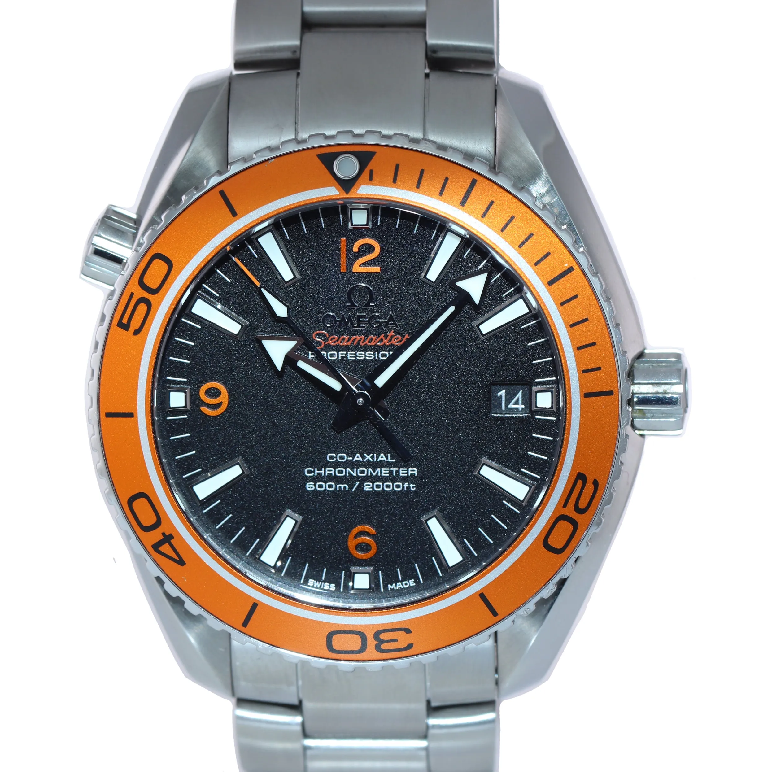 MINT Omega Seamaster Planet Ocean Orange 42mm 600M 232.30.42.21.01.002 Watch