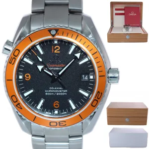 MINT Omega Seamaster Planet Ocean Orange 42mm 600M 232.30.42.21.01.002 Watch