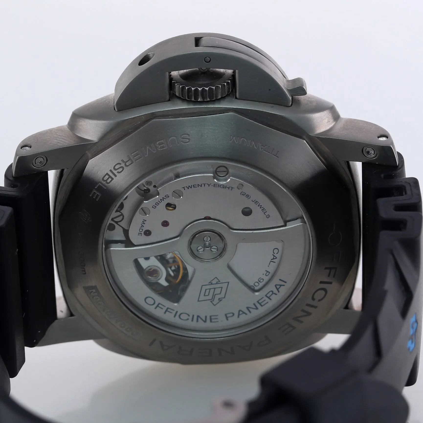 MINT Panerai PAM 305 Luminor Submersible 1950 47mm Titanium Date Watch PAM00305
