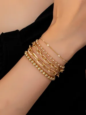 Mixed Chain Bracelet Set