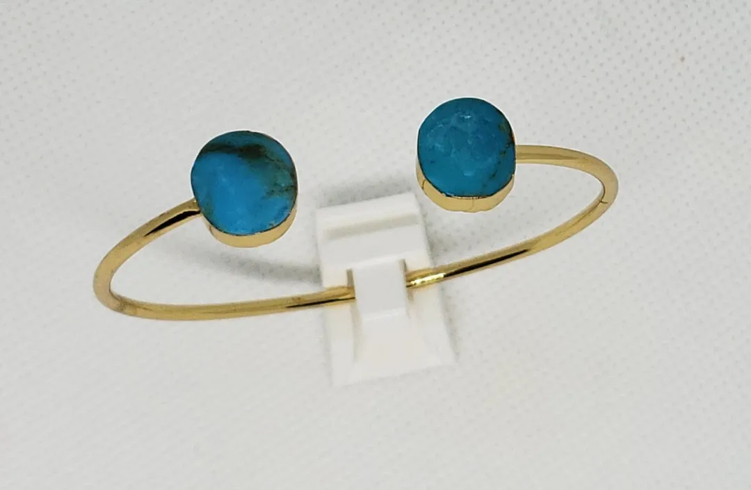 Modesta Turquoise Dual Bracelet