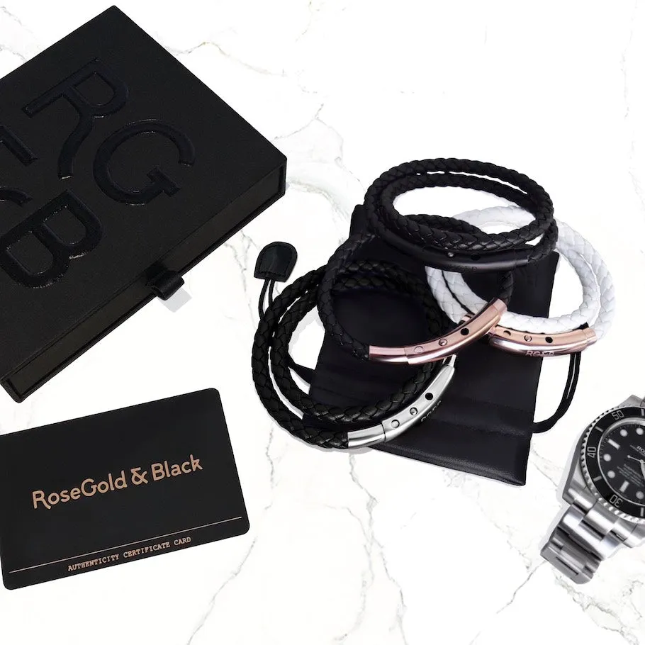 Monochrome Men's Jewelry Set - 2 Pack