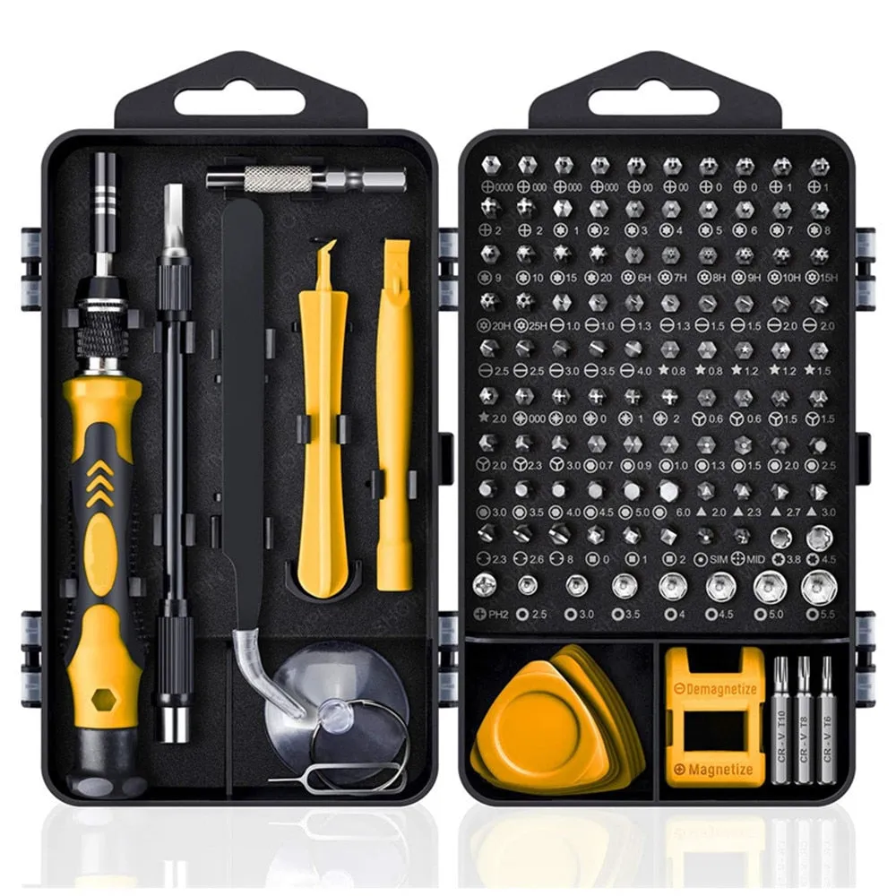 Multifunctional 122-in-1 Precision Screwdriver Set