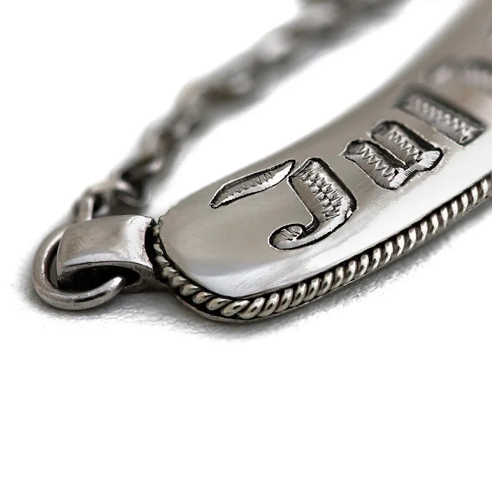 Name bar necklace- custom silver jewelry