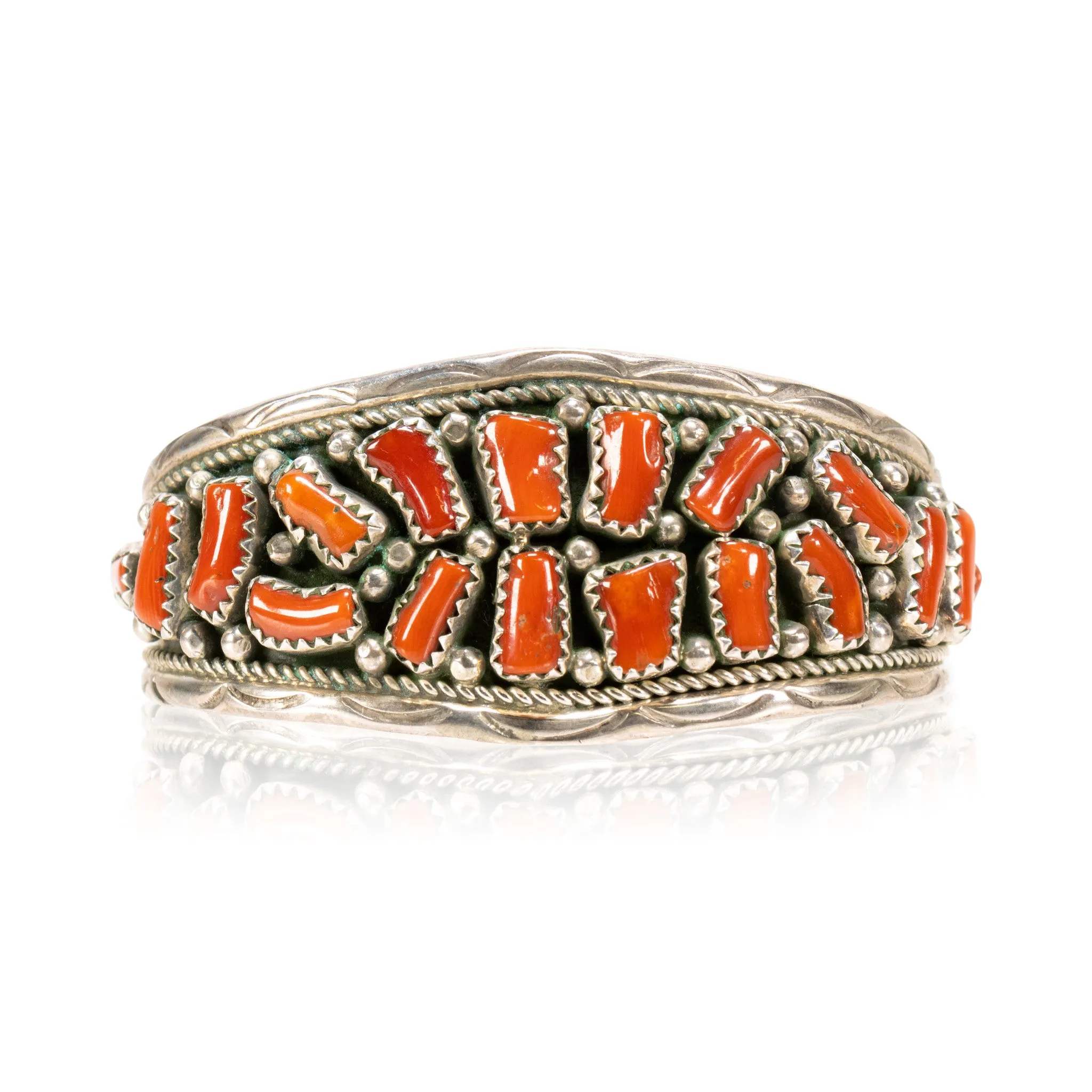 Navajo Coral Bracelet