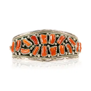 Navajo Coral Bracelet