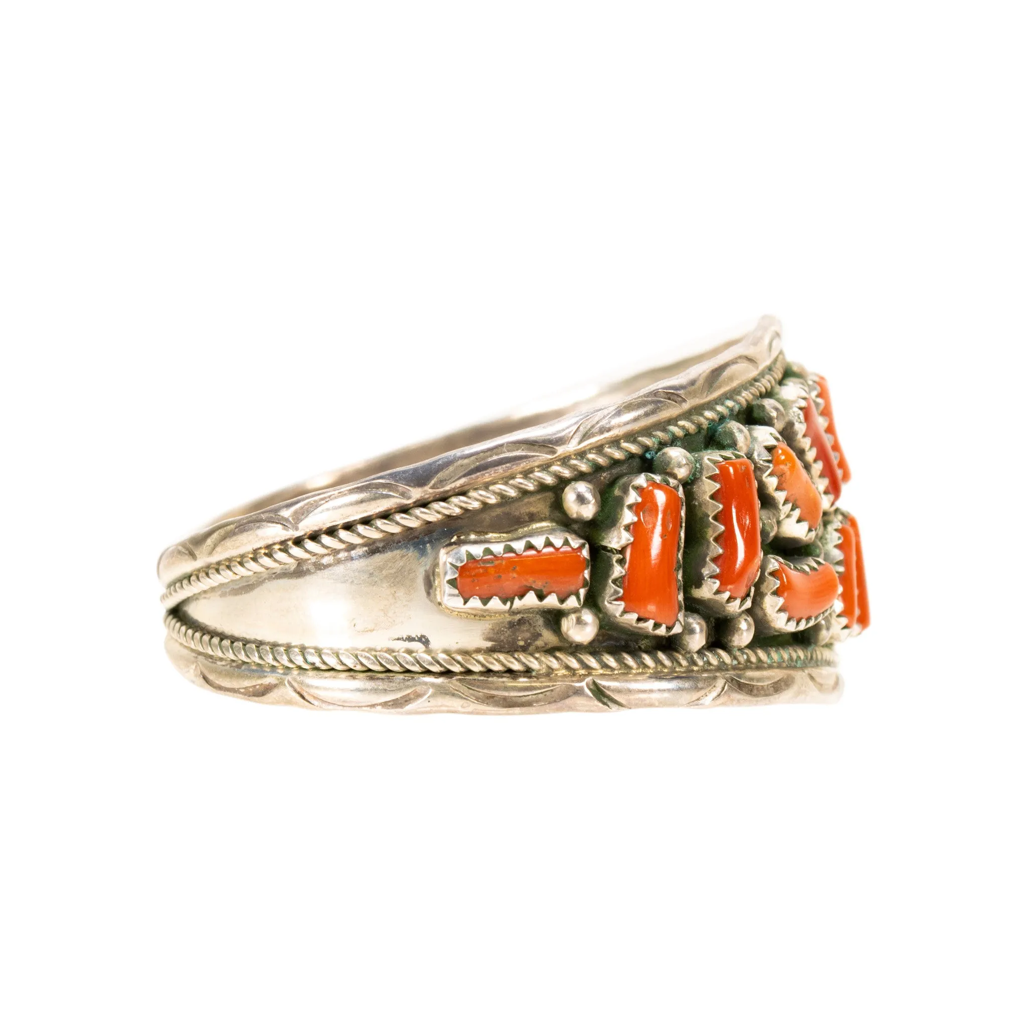 Navajo Coral Bracelet
