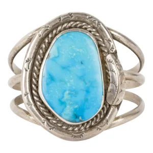 Navajo Sleeping Beauty Turquoise Bracelet