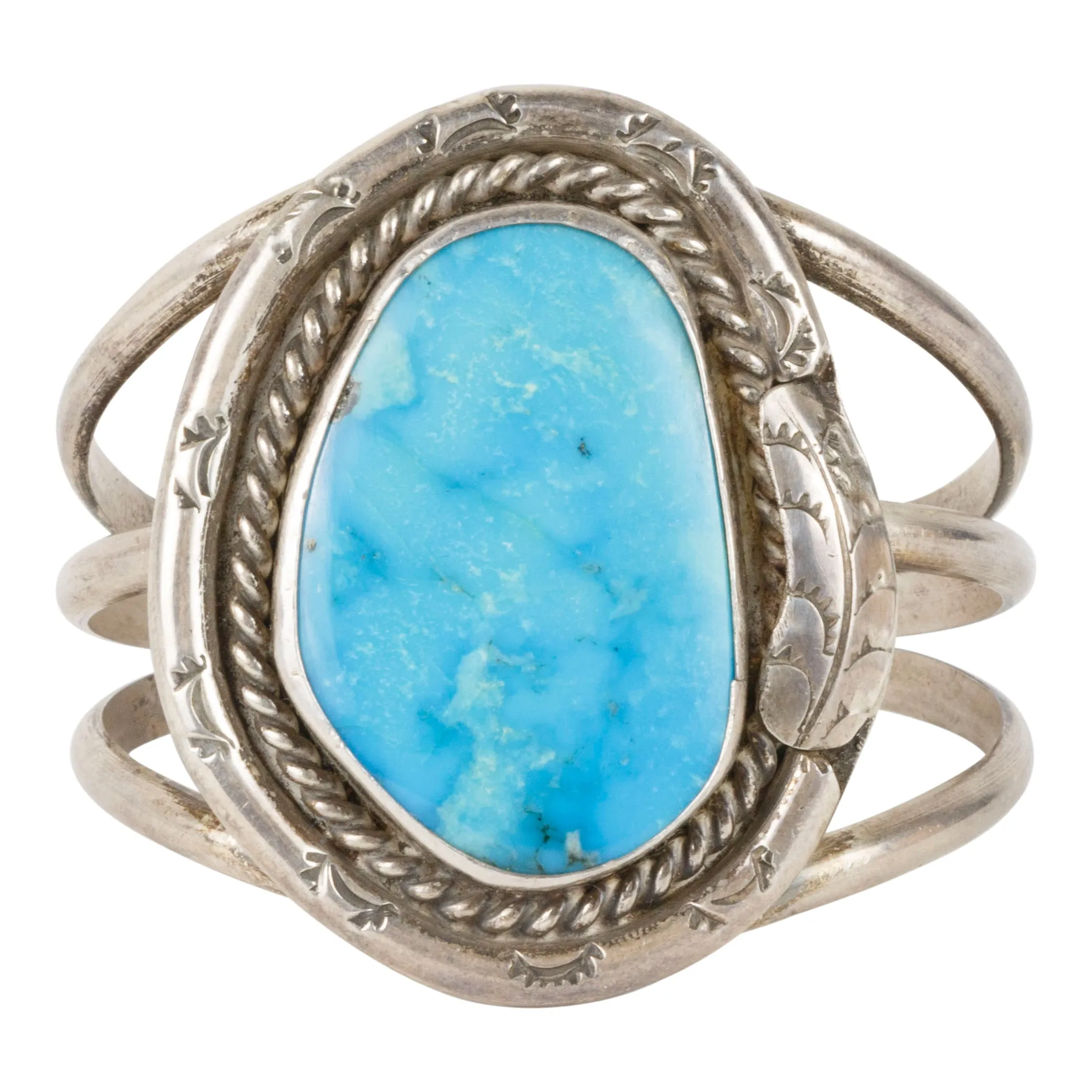 Navajo Sleeping Beauty Turquoise Bracelet