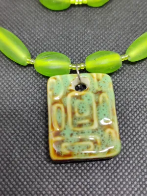 NB #19 Sea Glass Jewelry Set Just Gorgeous!