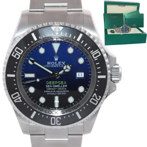 NEW 2021 Rolex Sea-Dweller Deepsea Cameron Blue Black 126660 44mm Watch Box