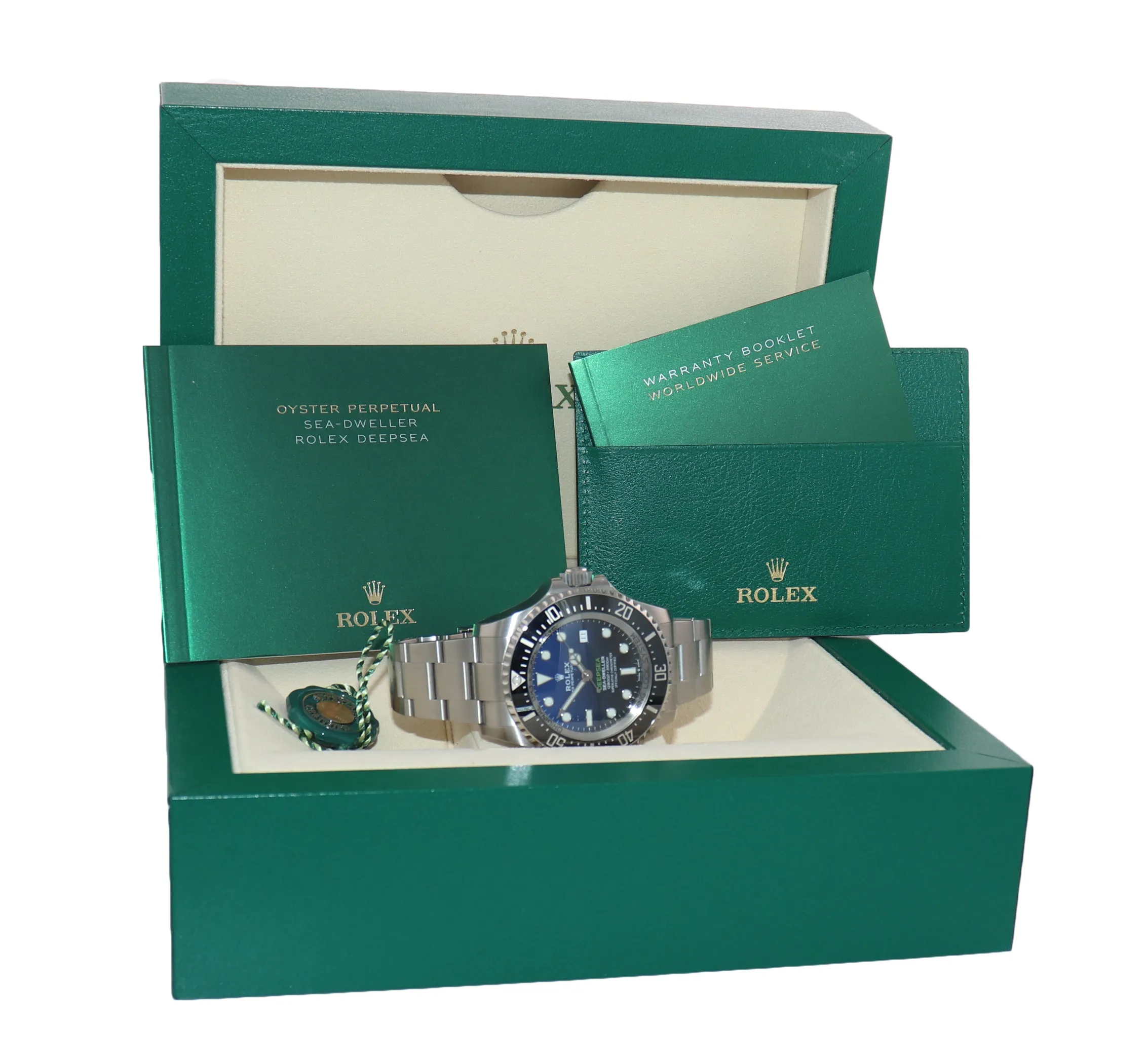 NEW 2021 Rolex Sea-Dweller Deepsea Cameron Blue Black 126660 44mm Watch Box